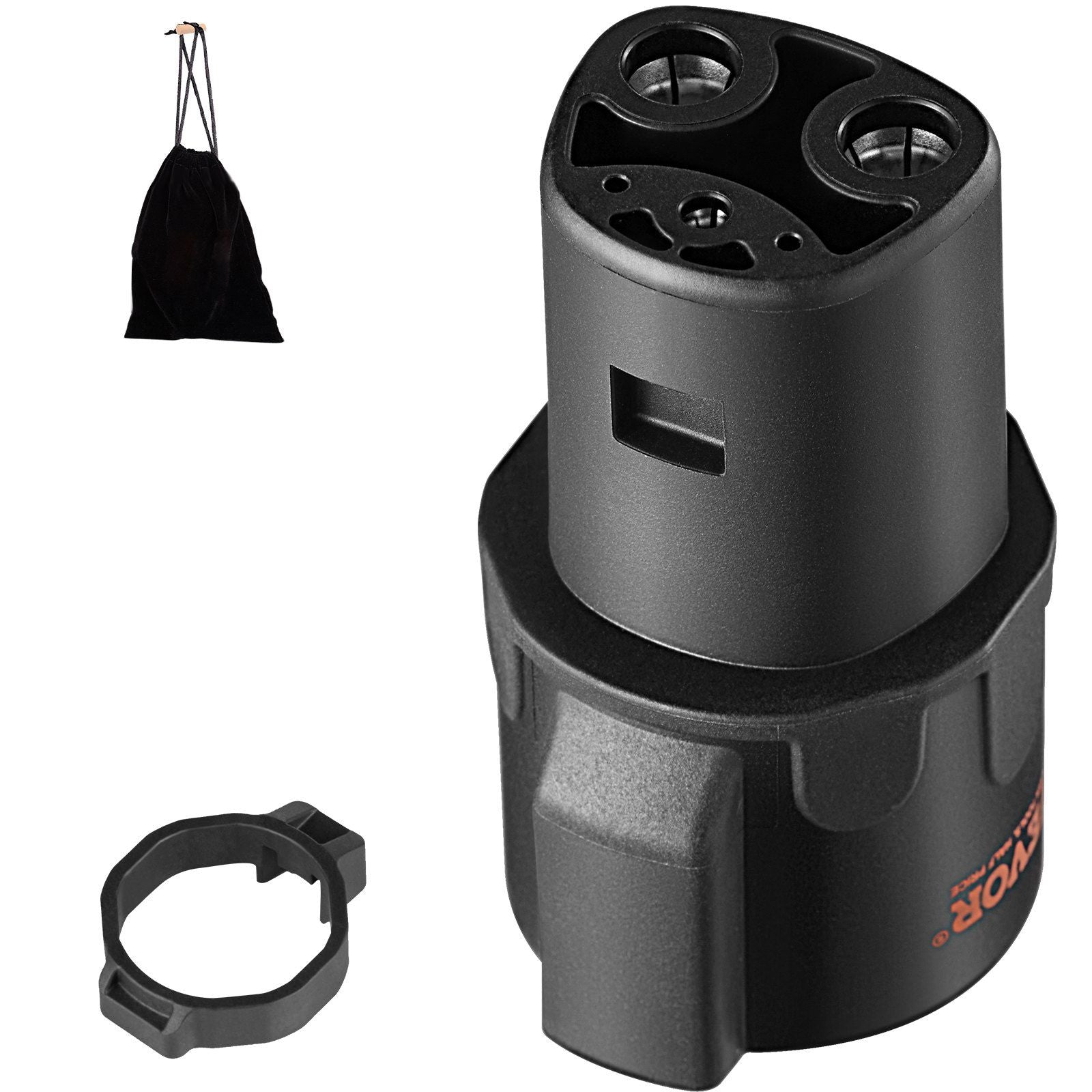 VEVOR J1772 to Tesla Charger Adapter, 80 Amp 240V AC, SAE J1772 EV Charging Adapter to Tesla Plug, IP65 Tested to UL Standards M
