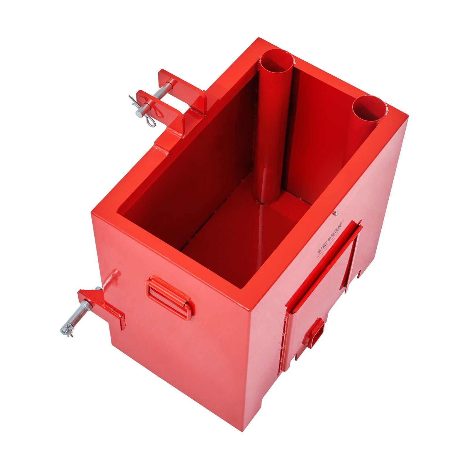 VEVOR Ballast Box 3 Point Category 1 Tractor, 800lbs Capacity Hitch Ballast Box, for 2'' Hitch Receiver, Tractor Ballast Box wit