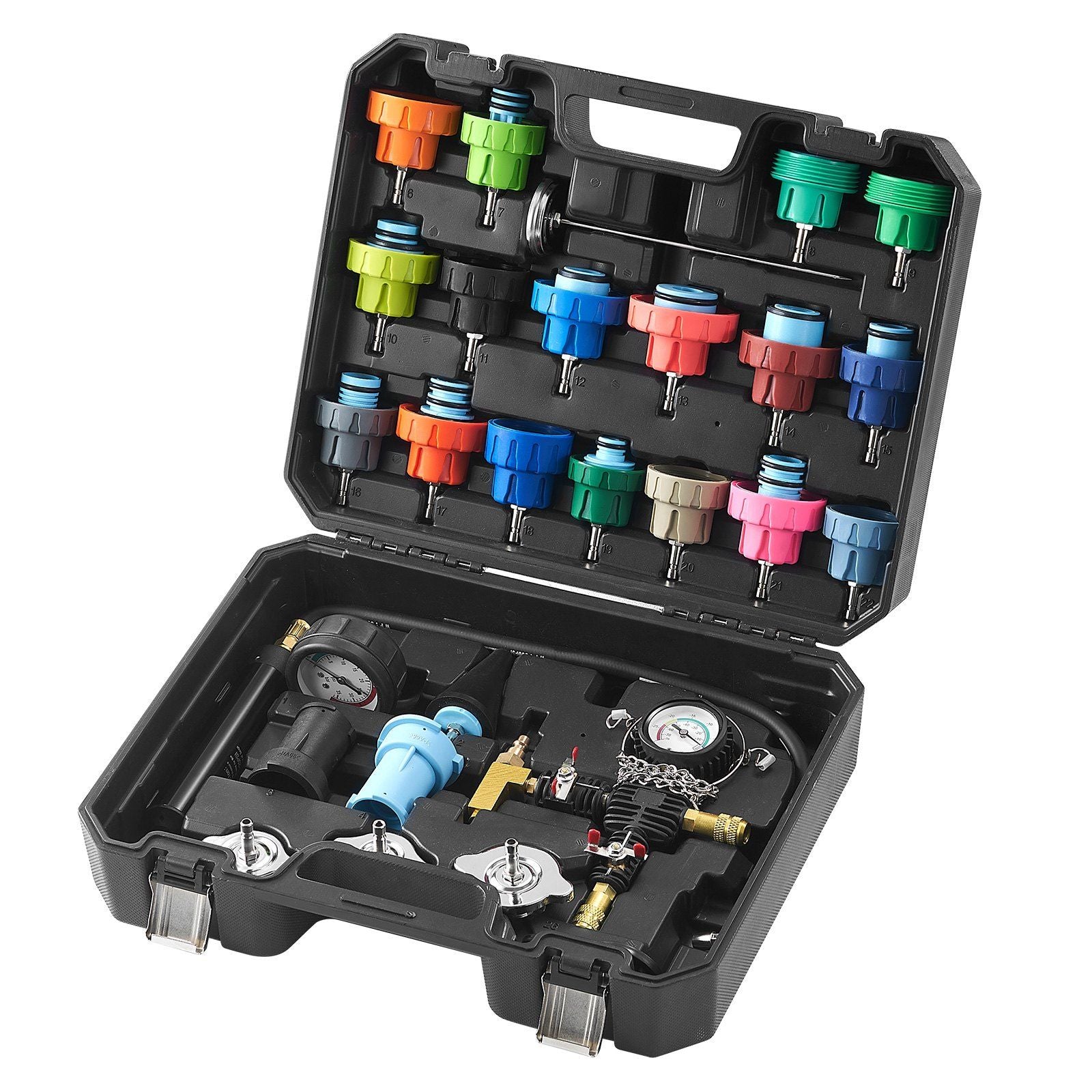 Vevor 28 Pcs Radiator Pressure Tester Coolant Vacuum Purge Refill With Adapters