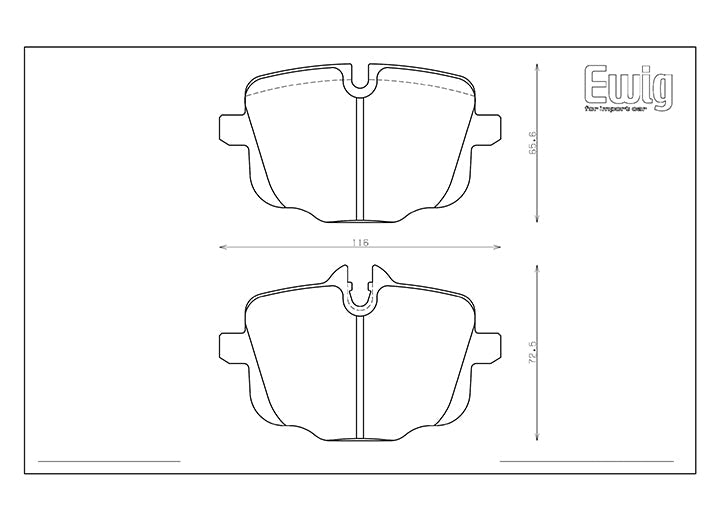 Endless MX-87 Brake Pads Rear BMW M3 G80/G82 EIP217