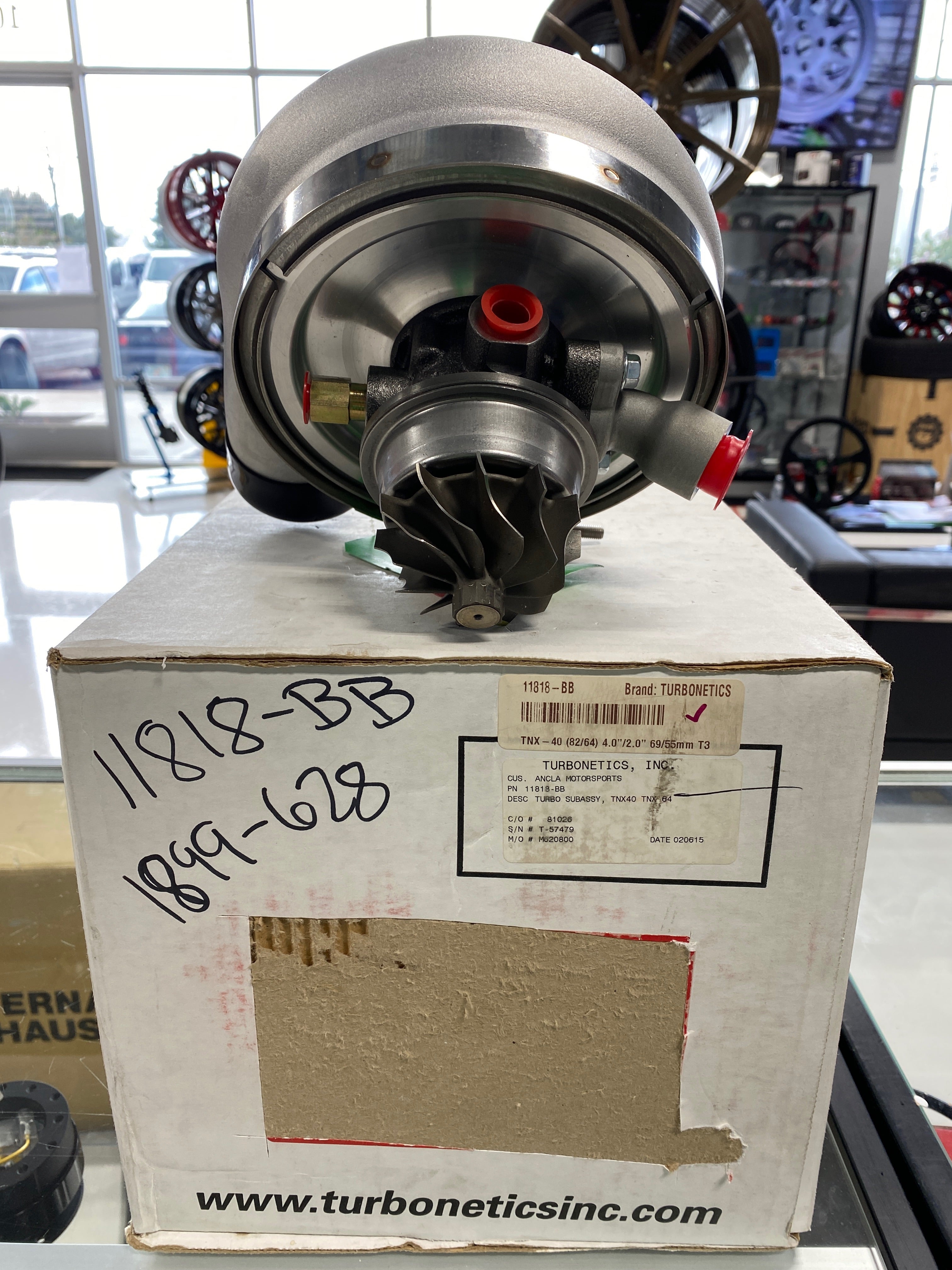 Turbonetics TNX-40/64 Dual Ball Bearing Turbo (11818-BB)