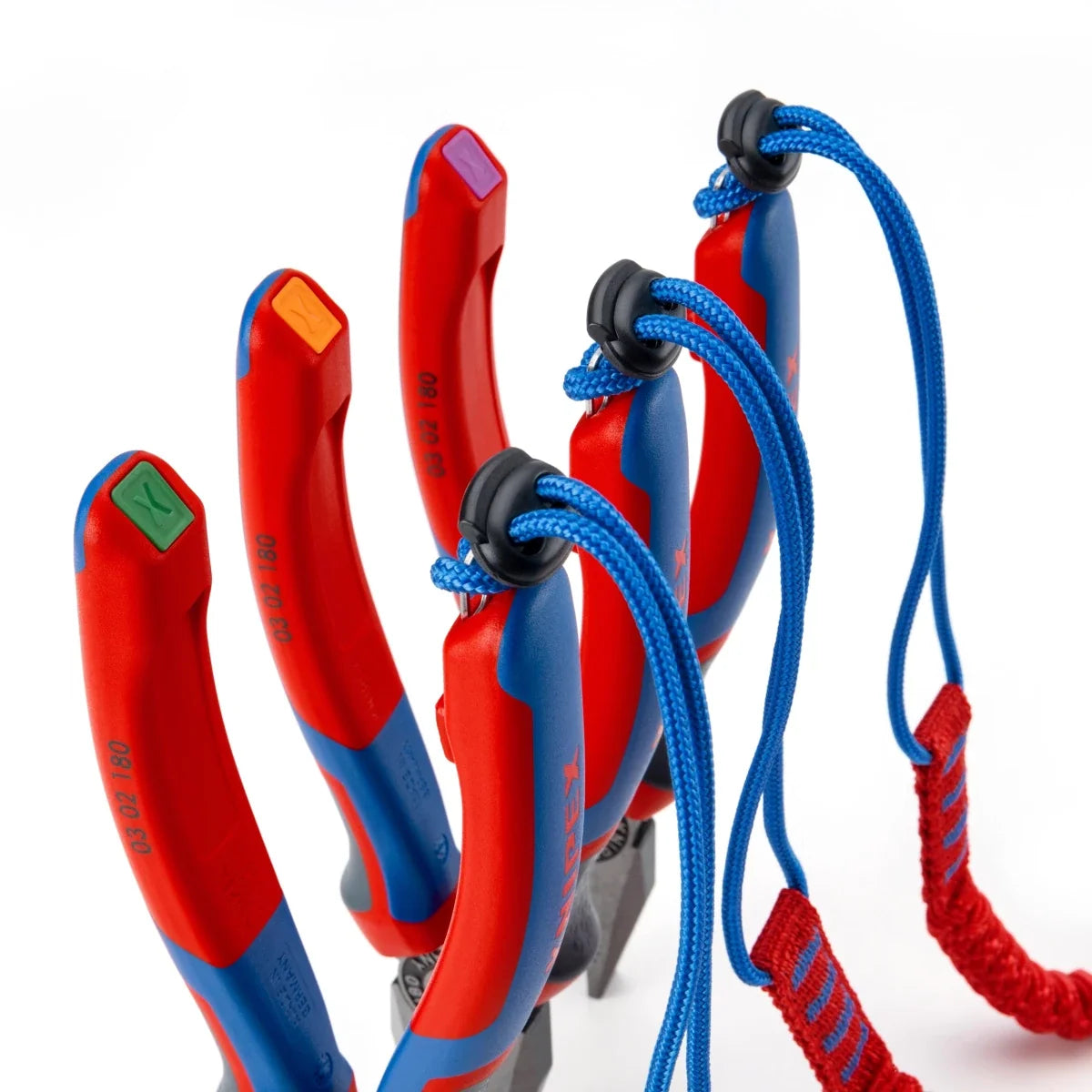 KNIPEX 8" Forged Wire Stripper 20-10 AWG with KNIPEXTEND Comfort Handles (13 72 8)