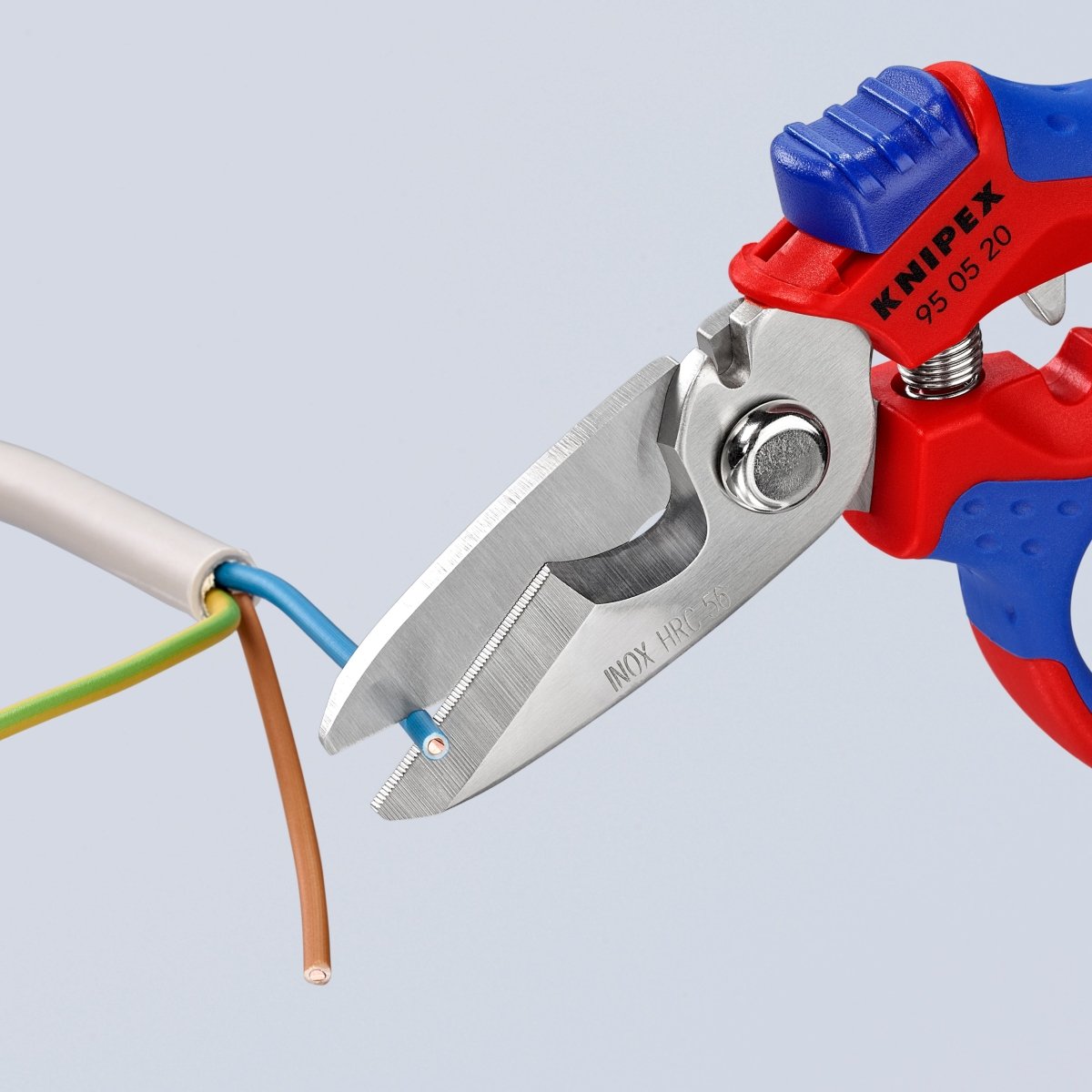 Knipex Angled Electrician Shears 6 1/4" 95 05 20 US