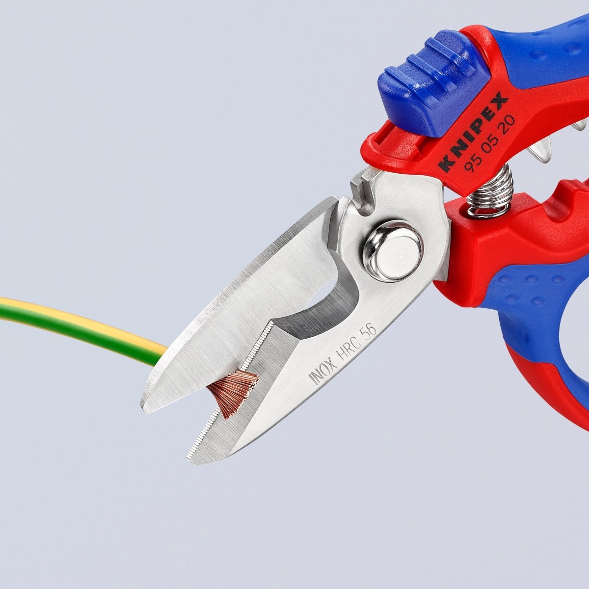 Knipex Angled Electrician Shears 6 1/4" 95 05 20 US