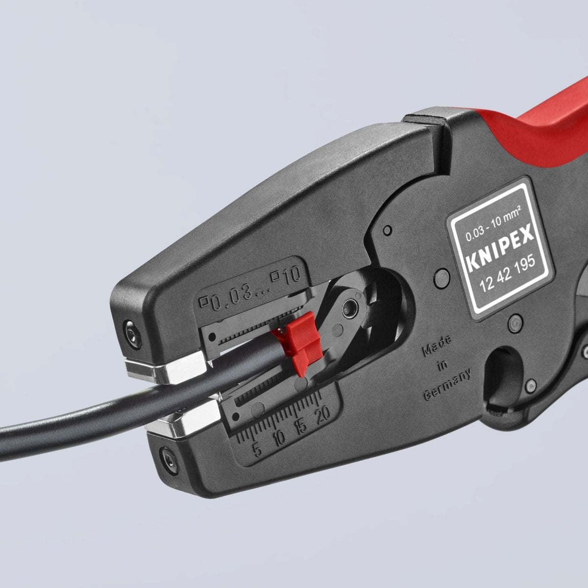 Knipex Automatic Wire Strippers 8-32 AWG 7 3/4" 12 42 195