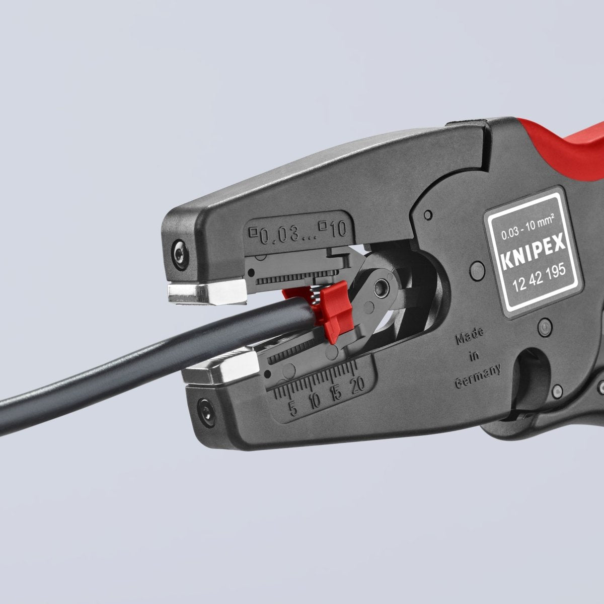 Knipex Automatic Wire Strippers 8-32 AWG 7 3/4" 12 42 195