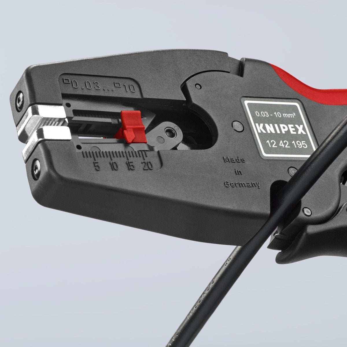 Knipex Automatic Wire Strippers 8-32 AWG 7 3/4" 12 42 195