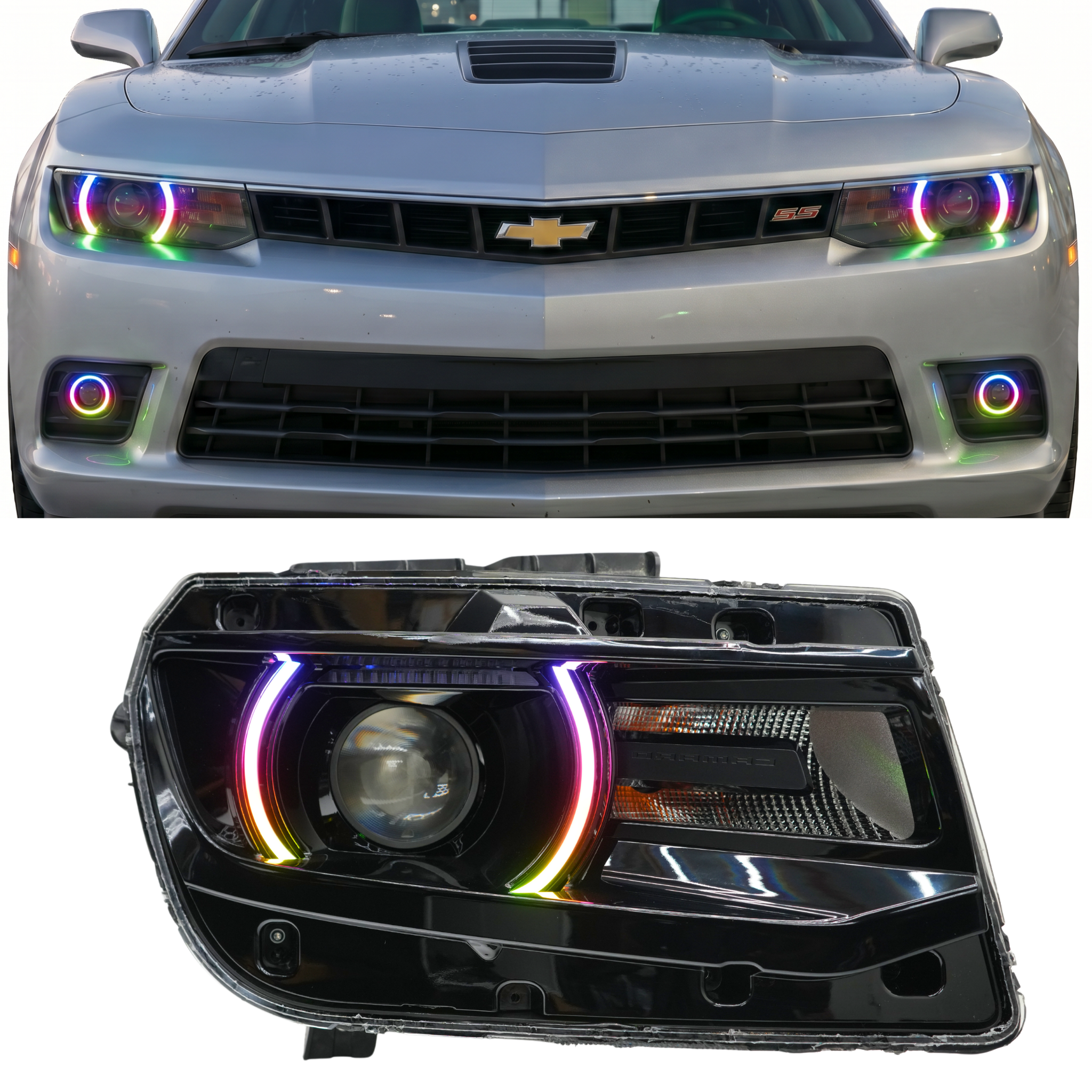 Chevrolet Camaro RS/SS Multicolor DRL Boards (2014–2015)