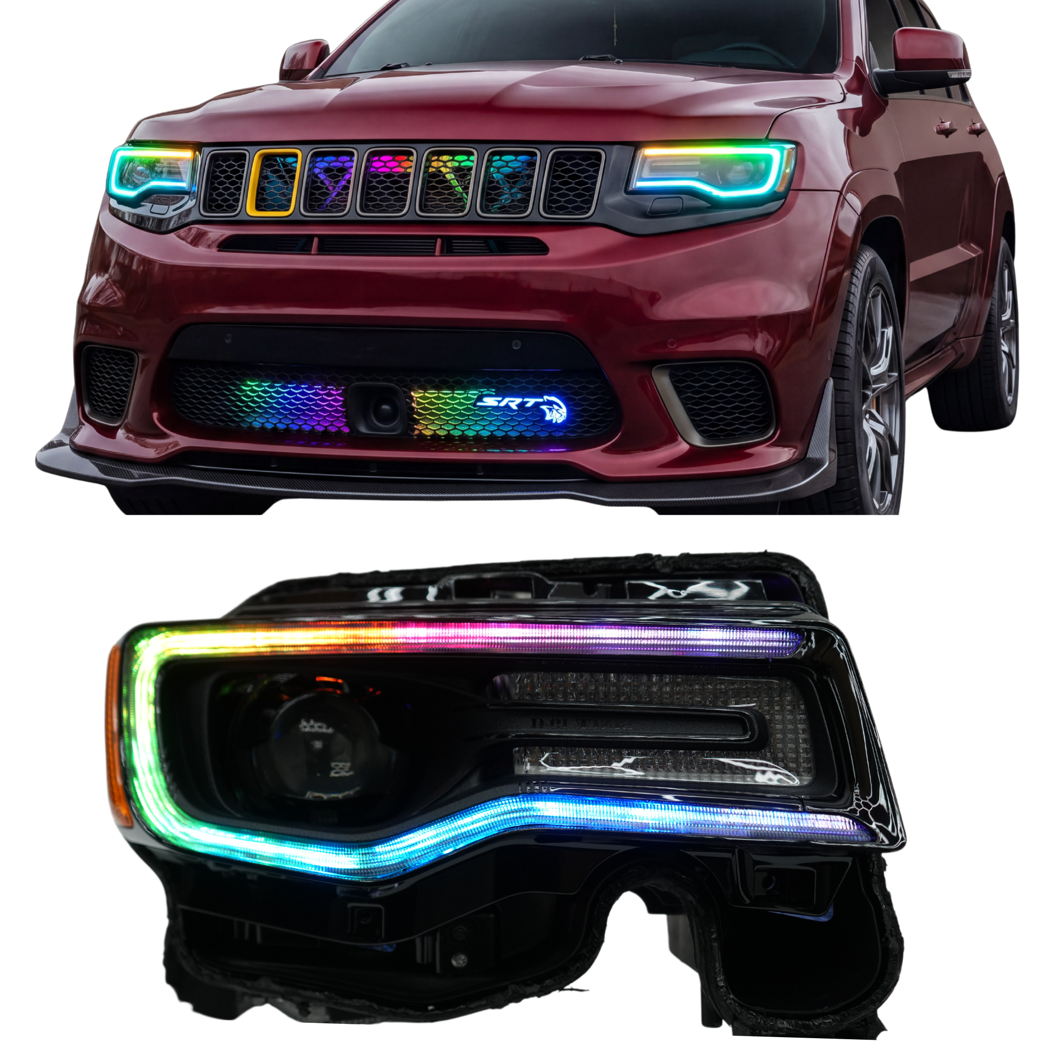 Jeep Grand Cherokee Multicolor DRL Boards (2014–2021)
