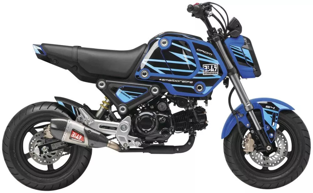 Yoshimura Graphics Kit Edge Blue HONDA GROM 125 2022-2023 800BL121220