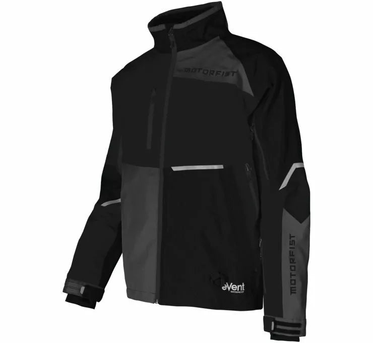 MOTORFIST Snowmobile Cold Weather Rekon X Jacket, Black/Grey - Size ADULT 2x