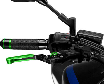 PUIG 3.0 Extendable Folding Brake Black/Green 14VNV