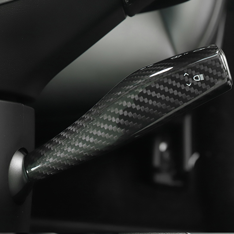 Tesla Model 3 & Y Carbon Fiber Steering Shift Stalk Covers | Palenon Performance
