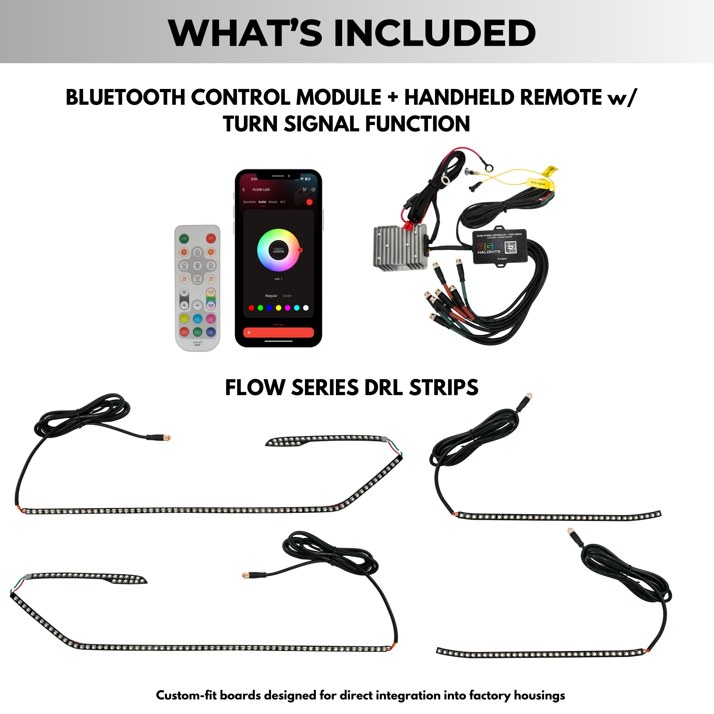 Kia K5 Flow Multicolor DRL Boards (2025–2026)