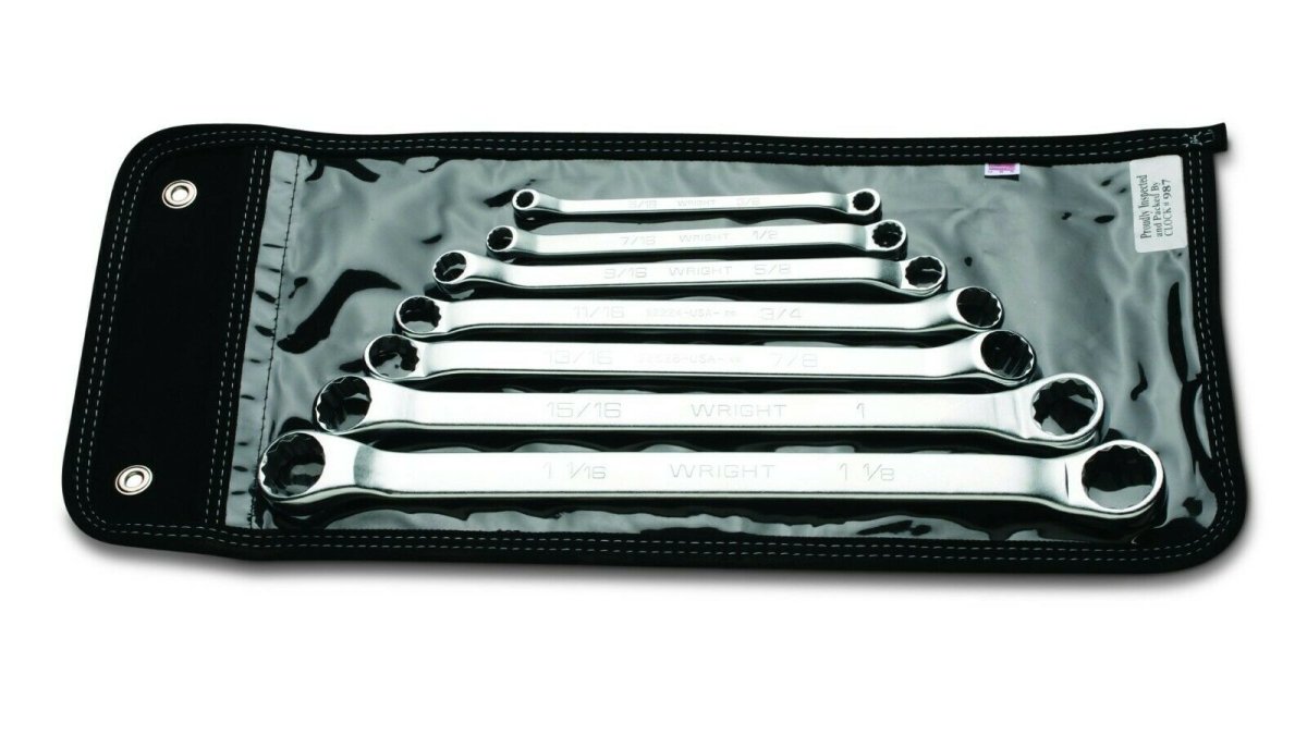 Wright Tool WRIGHTGRIP® 2.0 12 Point Box Wrench Set 7 Piece SAE 749